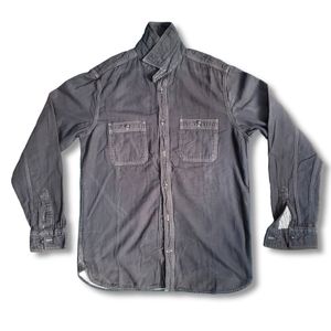 Gap Button Down Shirt Navy Blue Size M